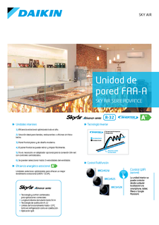 Unidad de pared FAA-A - Sky Air Serie Advance.pdf Unidad de pared FAA-A - Sky Air Serie Advance.pdf